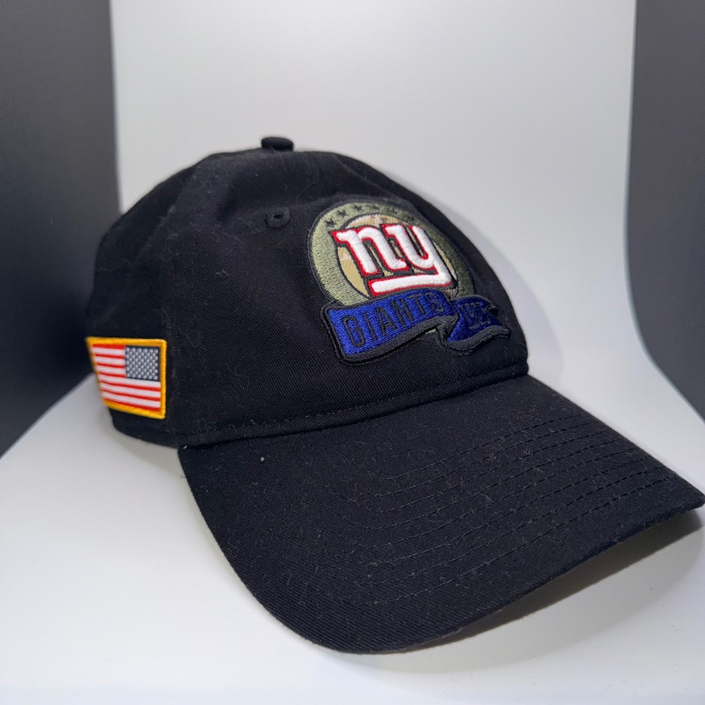 New Era 9TWENTY New York Giants Salute to‎ Service Hat Adjustable OSFM Black